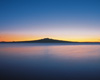 Auckland Airport Hire Car Activities - Sunset Behind Rangitoto Island