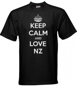 Keep Calm & Love NZ Keep Calm & Love NZ T Shirt