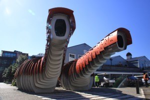 Wellington's Award Winning Kumutoto Toilets.  Photo: Studio Pacific Architecture