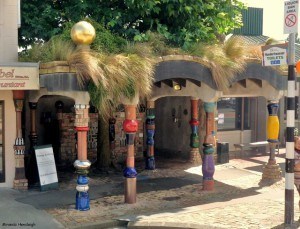 Hundertwasser Toilets, Kawakawa.  Photo: Miranda Hensleigh