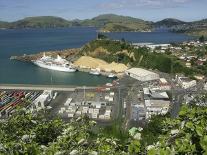 ...and more recently, showing the container terminal and reclamation.