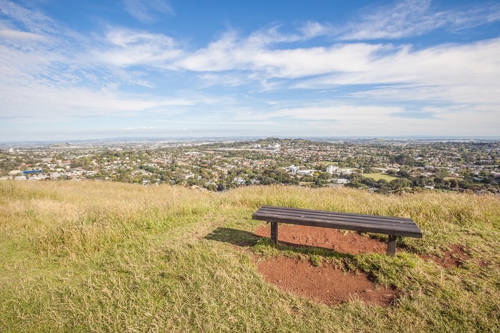 View of Auckland from Mt Eden