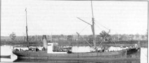 An early picture of the Lawrence, taken while under Australian ownership. Photo: Port Fairy Historical Society