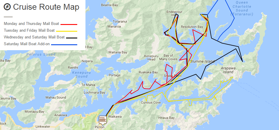 mail boat trip from picton