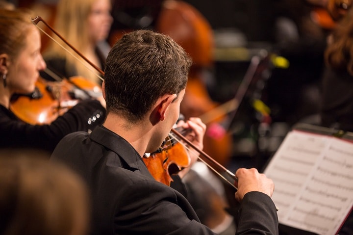 Symphony Orchestra Performing