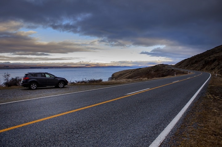 Pukaki Lake On Road To Aoraki