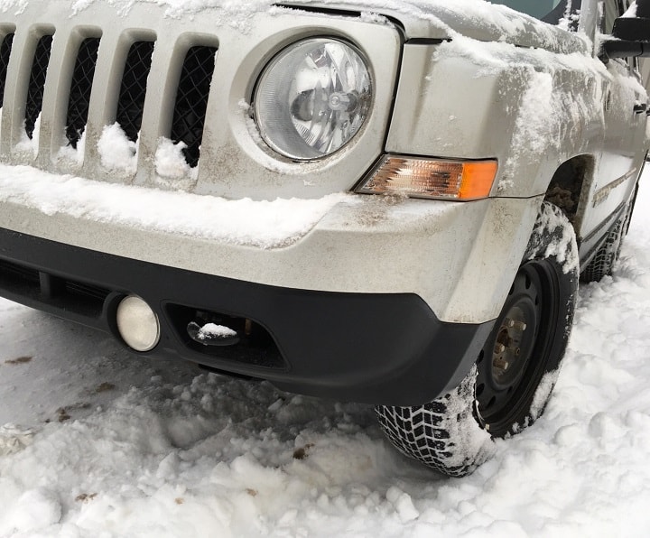 Jeep In Snow