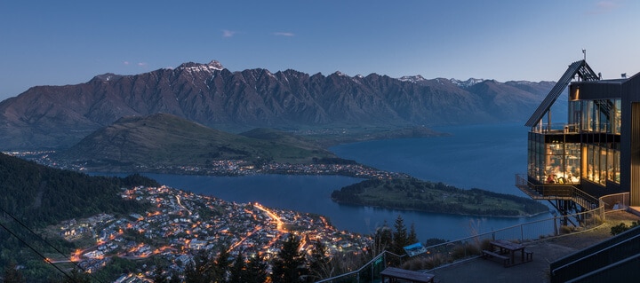 Queenstown Rental Car Travel Itinerary queenstown at dusk - Queenstown Rental Car Travel Itinerary