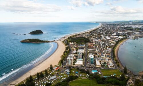 Landscape View Below Mt Maunganui